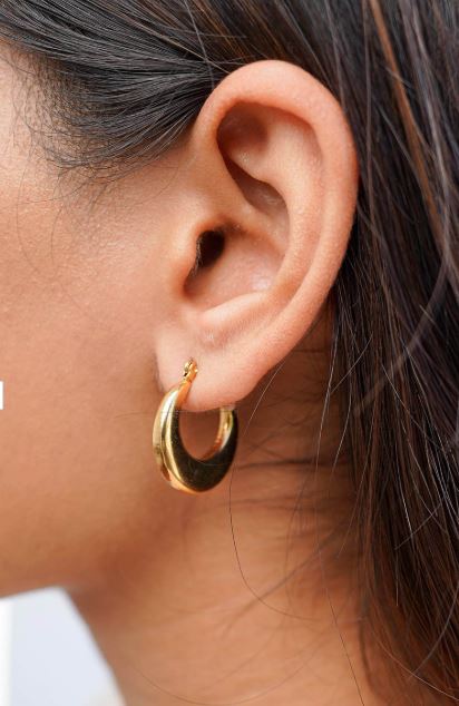 Classic Gold Hoop Earrings