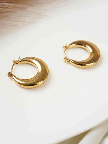 Classic Gold Hoop Earrings