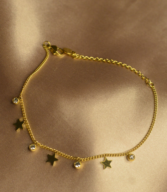 Star and Accent stone Bracelet